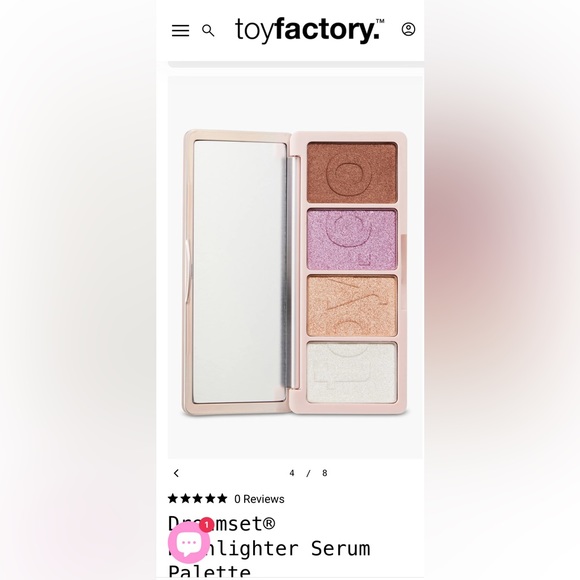 2/$25 TOY FACTORY CO DREAMSET SERUM HIGHLIGHTER PALETTE SWATCHED - Picture 4 of 7